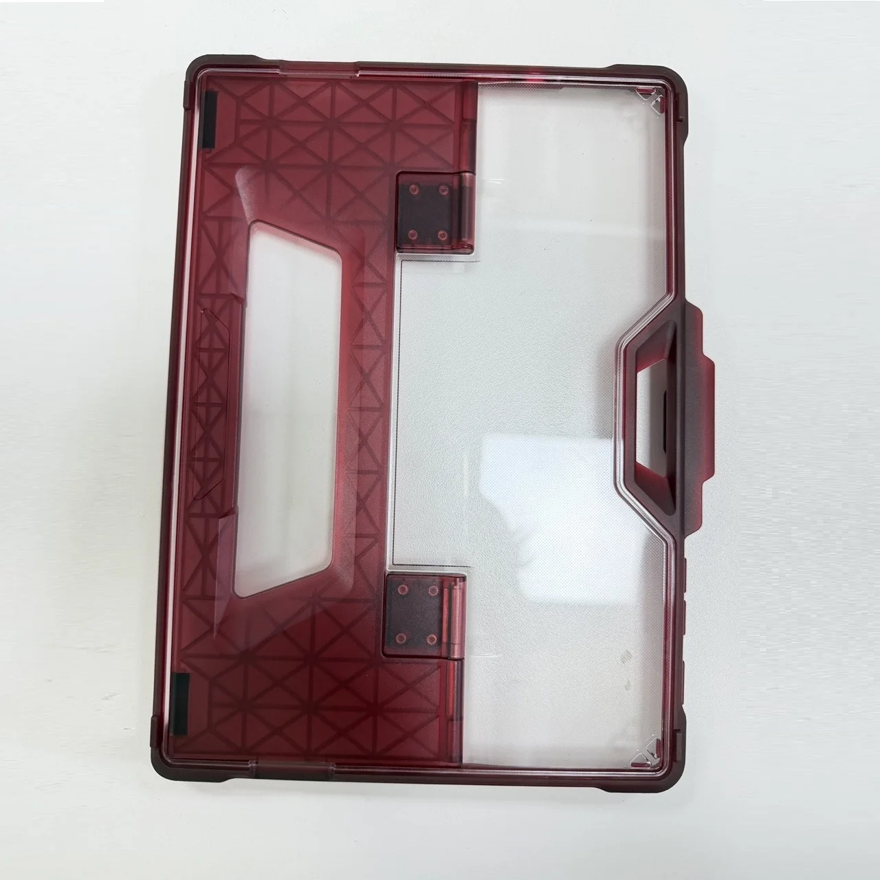 product shockproof folio rugged cover with clear transparent back shell for microsoft surface pro12 2025 kickstand case with pen slot-7