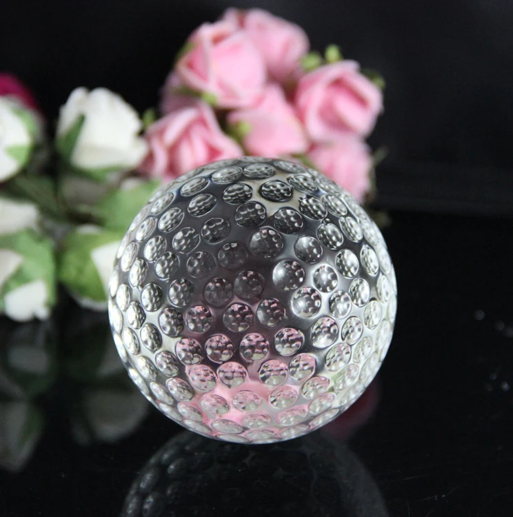クリスタルガラスゴルフボール文鎮クリスタルMH-Q0127| Alibaba.com