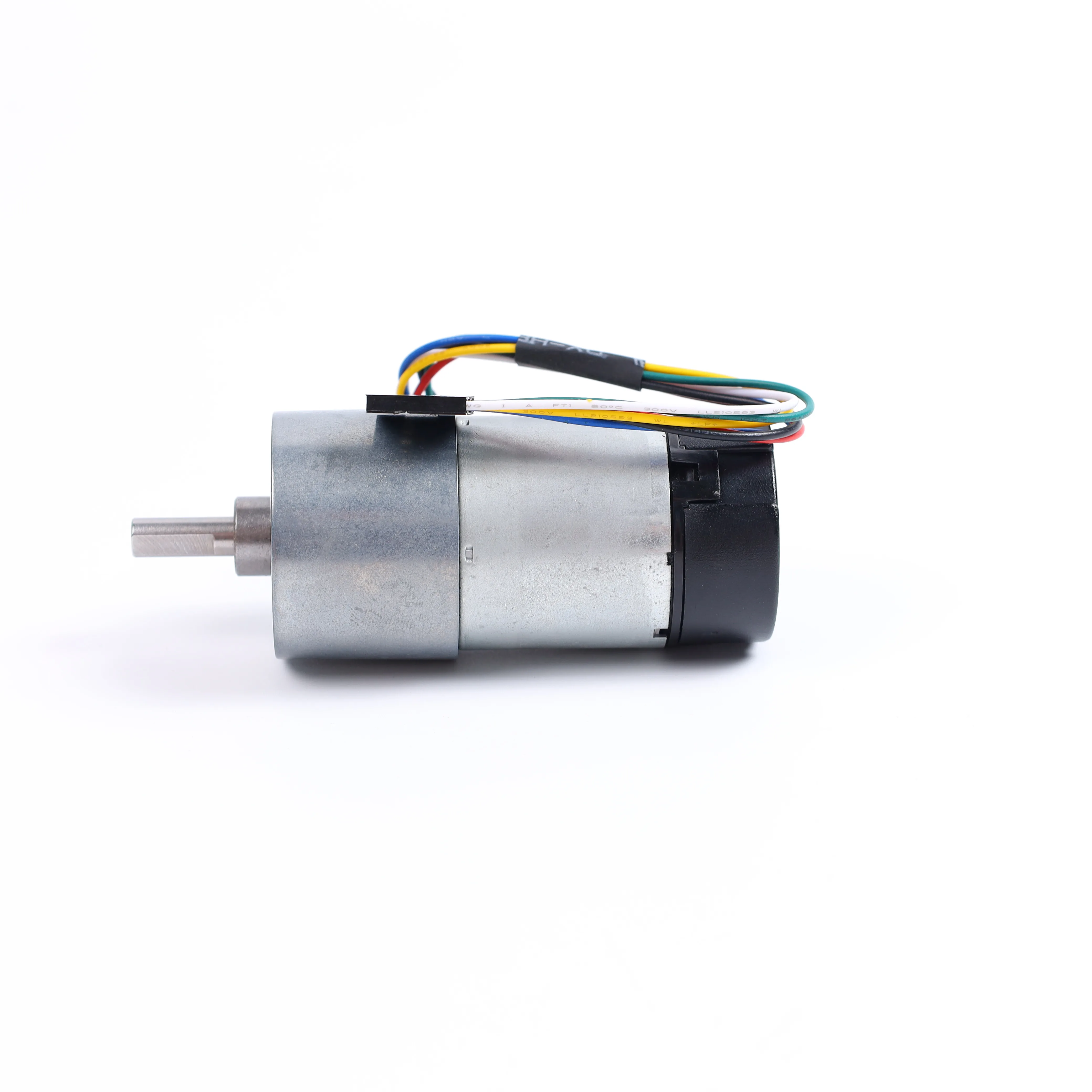 Customized Dc Gear Motor Encoder 37mm Gearbox High Power 6v 24v 100rpm