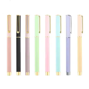 ABLE G73 Customizable Logo High-Appearance Metal Core Gel Pens 0.7mm Writing Width Black Ink for Office & School Use