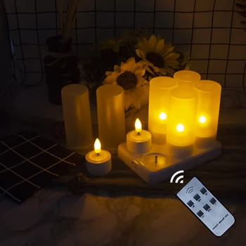 hot sale cheap rechargeable led small night light for Hotel home Decorative candles
