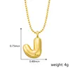 Gold J only pandent
