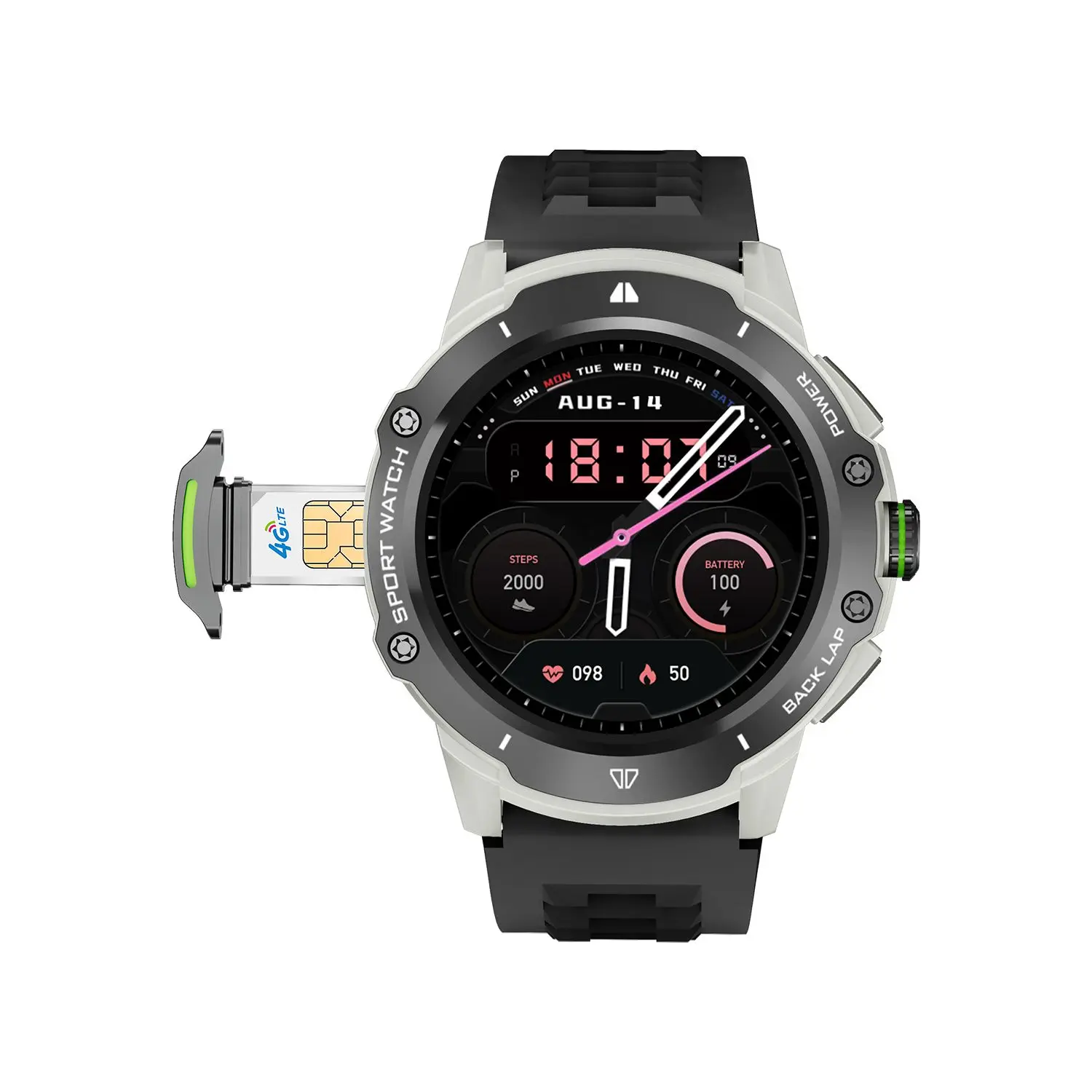 2024 G15PRO NFC Smartwatch GPS Android Mobile Watch Phone 4G Sim Card Tracker Montre Connecte Answer Call Remote Control IOS