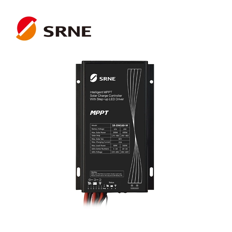 SRNE MPPT Solar Street Light Controller DM160 IoT Network