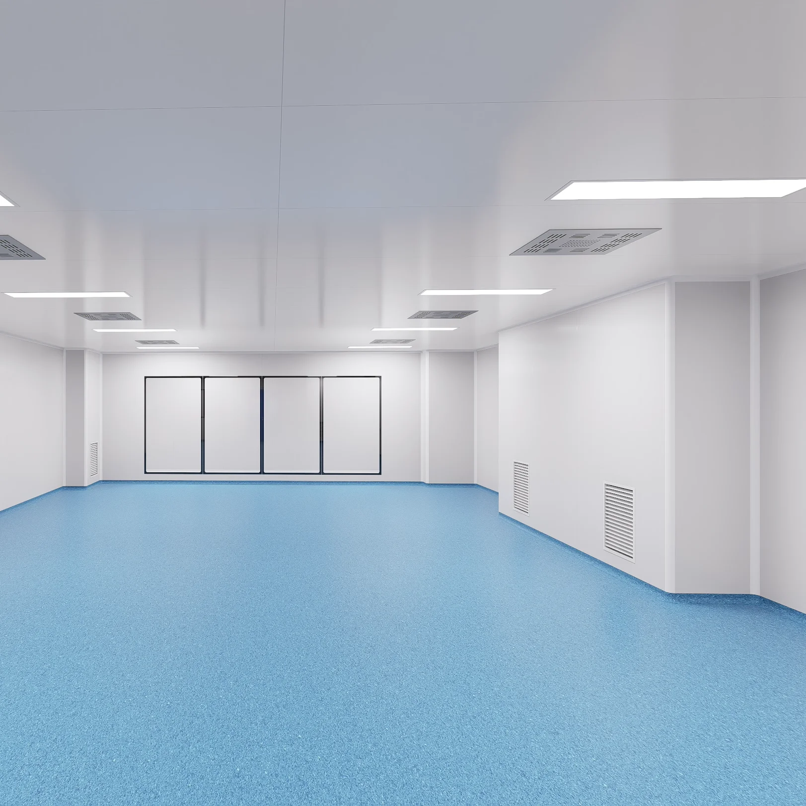 HUAAO Zamonaviy Farmatsevtik Toza Xona Muhandisligi, Laboratoriya Kasalxona Uchun Mo'ljallangan Toza Xona Bo'limi, Grafik Dizayn Loyihasi