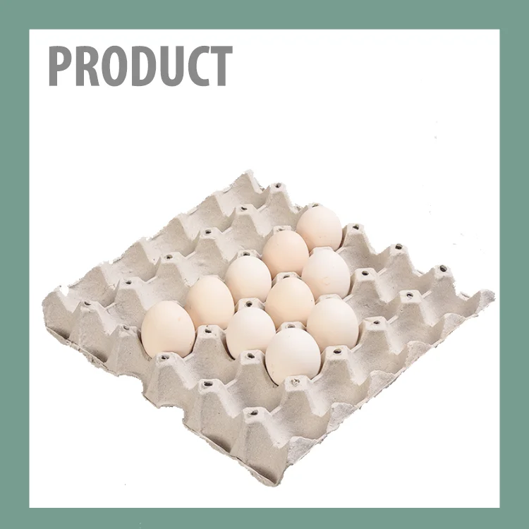 8 Cells Paper Pulp Egg Cartons Box Top Flats Jumbo Blank Egg Carton