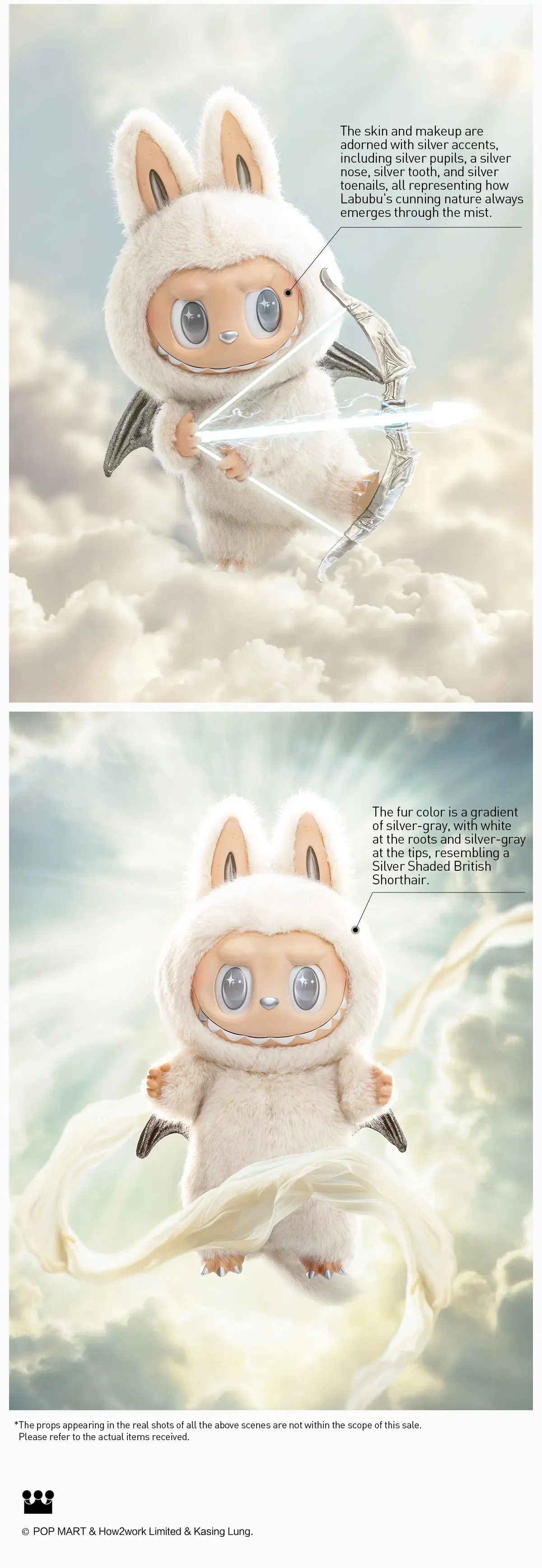 zimomoぬいぐるみ　ANGEL IN CLOUDS Pop Mart The Monsters Labubu Zimomo Angel in Clouds Figure - US