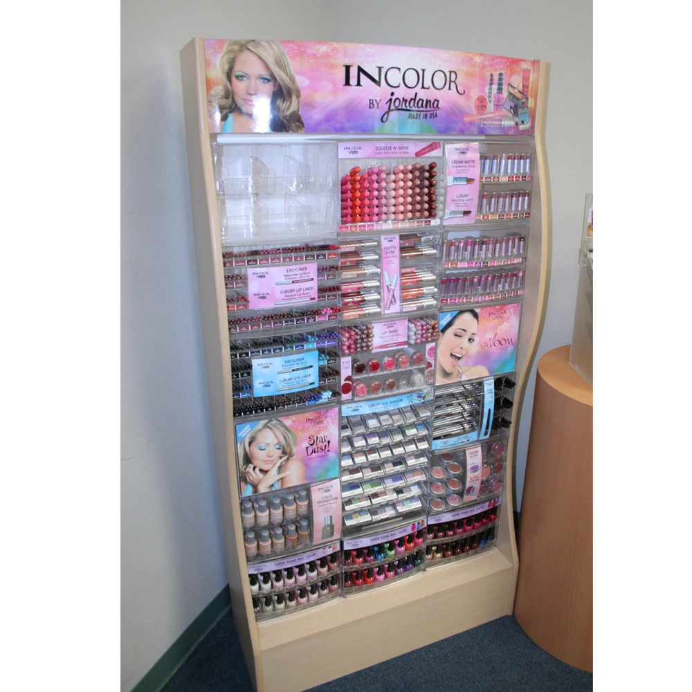 Custom Lipstick Metal Countertop Free Standing Beauty Shop Retail