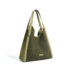 Factory Custom New Fashion Women Shoulder Bags Simple Cotton Handbags Casual Large Capacity Ladies Tote Bag