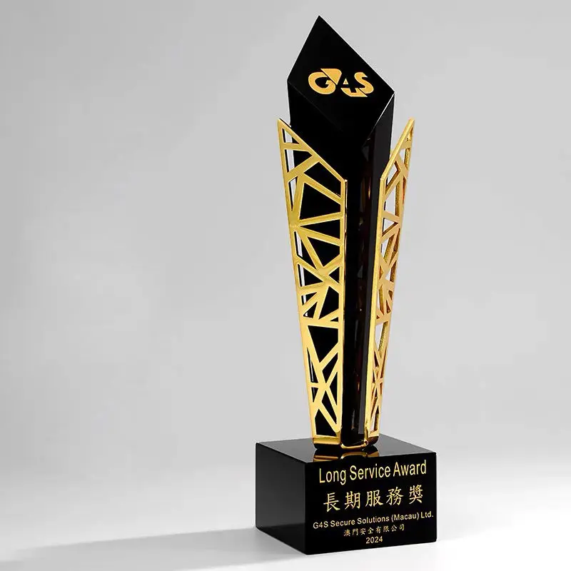 New design trophy and medal manufacturers blank crystal trophy crystal glass awards trophies