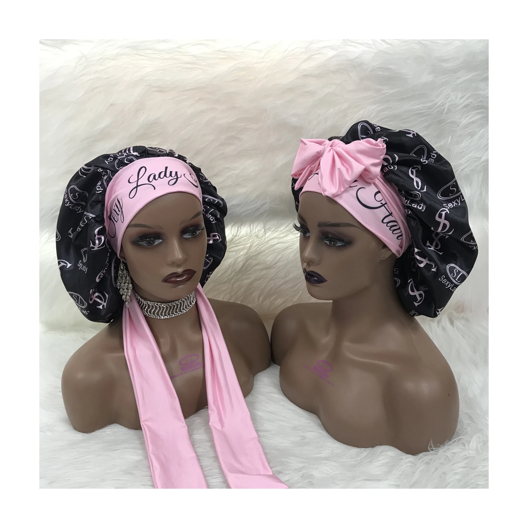 Buy Wholesale China Luxury Designer Bonnets Fashion Satin For Women Designer  Crushed Velvet Silk Bonnets And Headwarp & Silky Bonnets at USD 1.85