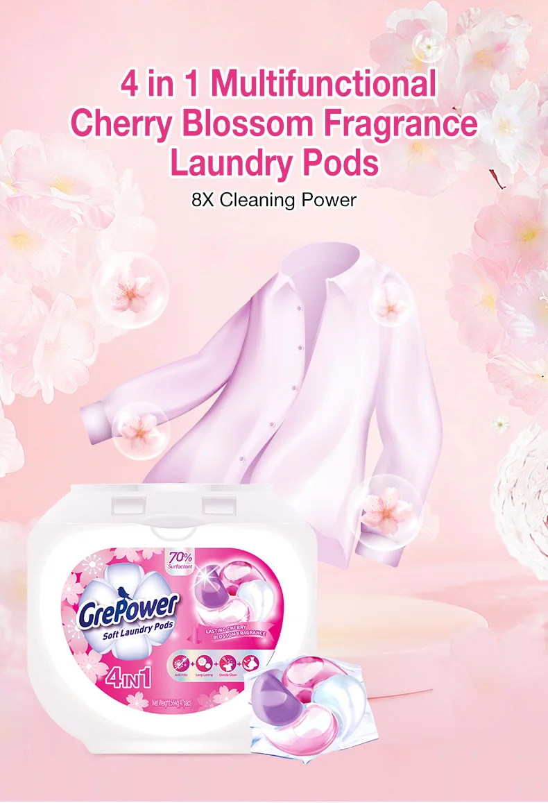 Liby Grepower 15g 3in1 Laundry Detergente Capsules Pods Bulk Laundry ...
