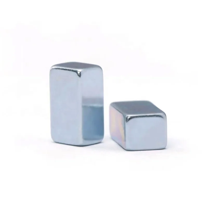 Super Strong N35 Permanent Neodymium Magnet Zinc Plating Block