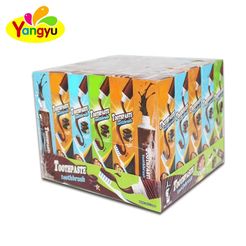 Funny Chocolate Toothpaste With Toothbrush