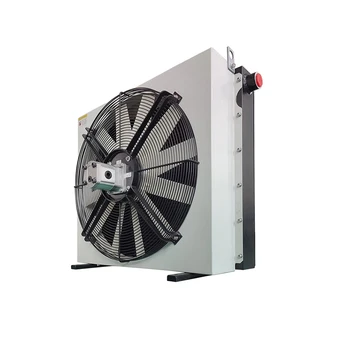 OEM Industrial Hydraulic Fan Oil & Air Cooler 3000/6000 Btu Low Noise Floor Standing Mount Radiator Wind Cooling Heat Exchanr