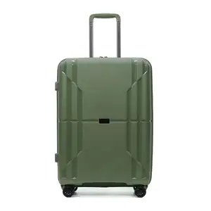 New High Quality Multi Functional PP Luggage Lightweight Large 20"/24"/28"Capacity Durable Trolley Suitcase for Travel