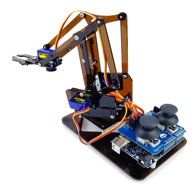 4 DOF Disassembly Acrylic Mechanical Arm Robot Kit