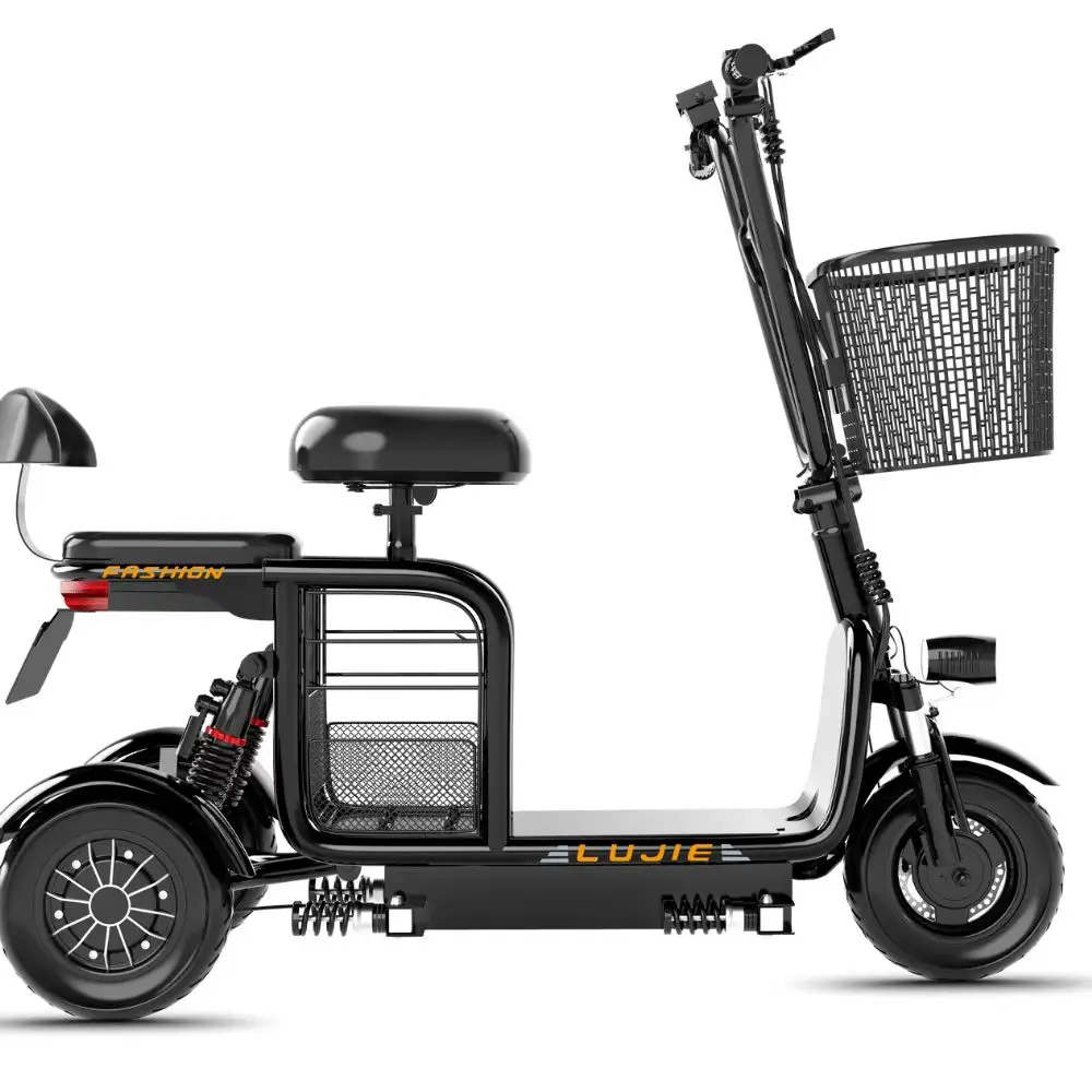 Folding Electric Tricycle Foldable Electric Mobility Scooter Three