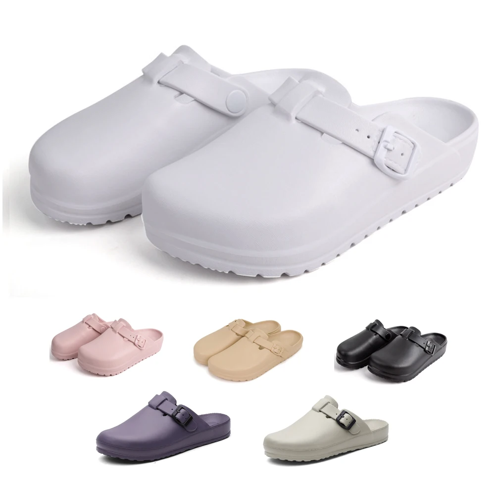 Zapatos de enfermería plataforma médica Zueco sandalia Eva mujeres