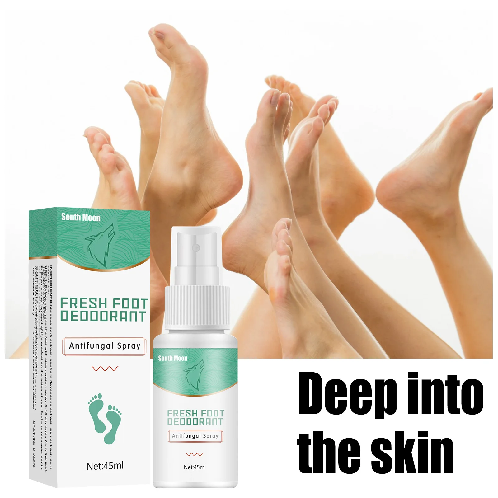 2022 New Foot Spray Athletes Foot Relieve Burning Feet,Scaling