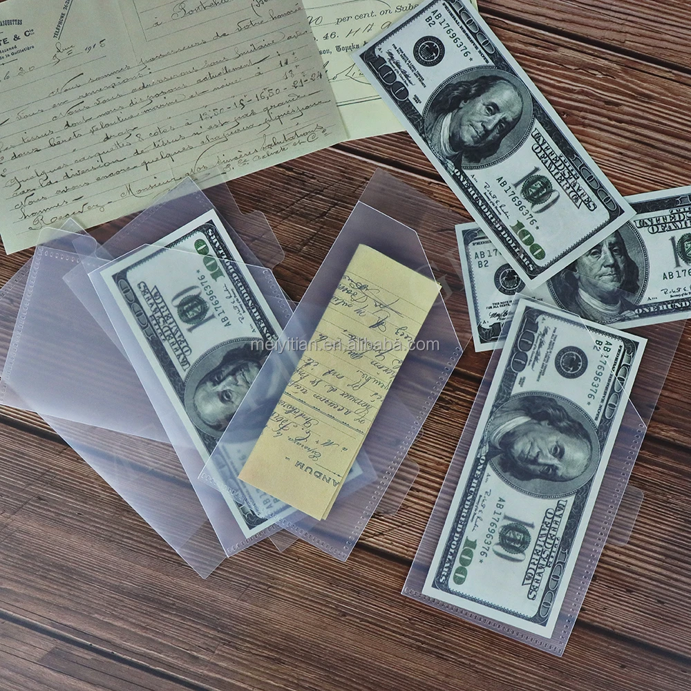 Custom Money Envelopes Cash Budget Envelope System Wallet Pockets With