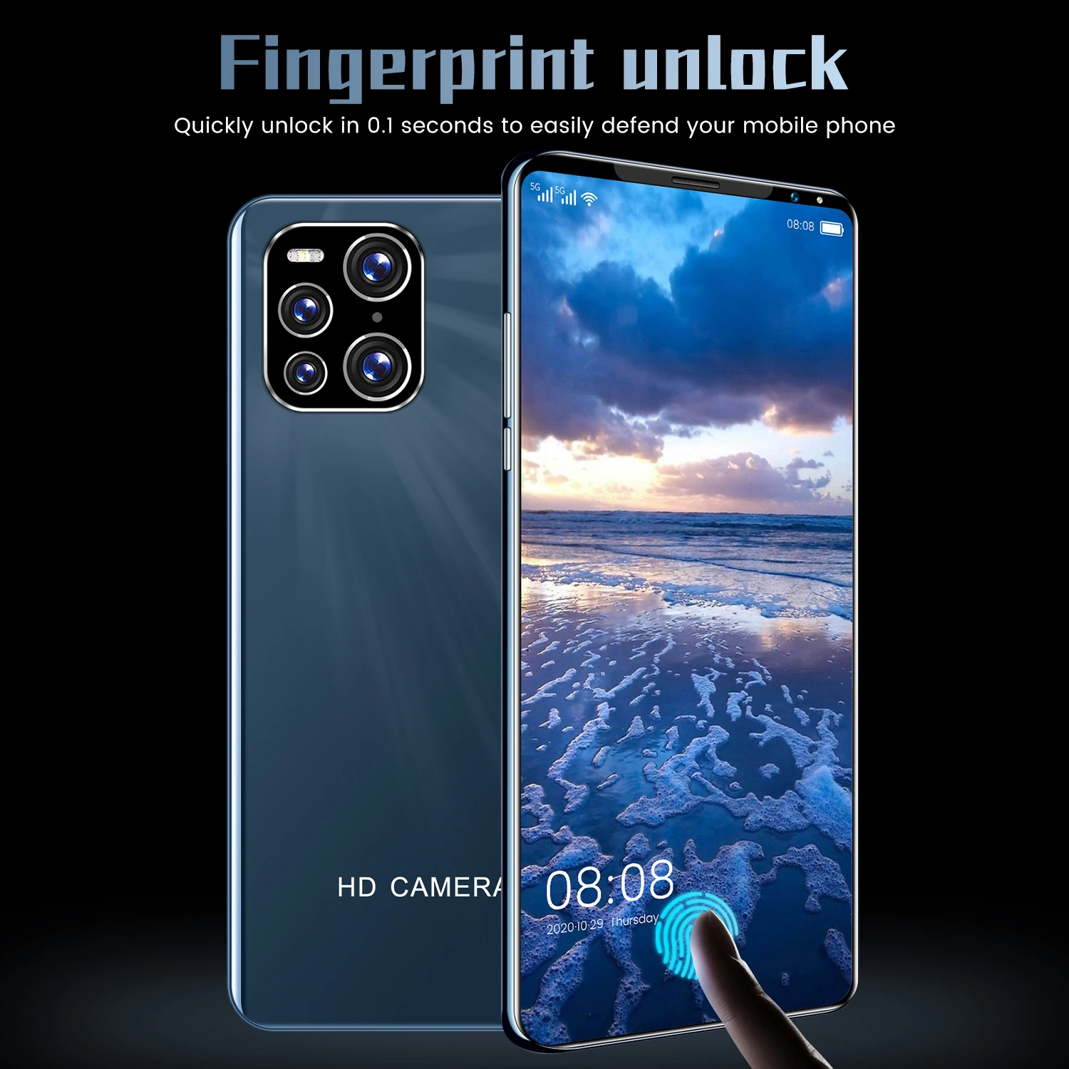 Смартфон X3 Pro, 16 + 512 ГБ, 5600 мАч, 5,5 дюйма, Android 10,1