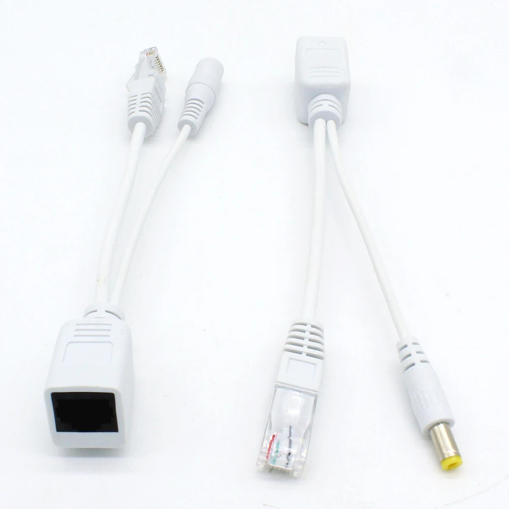 24V to 12V POE Cable Splitter Passive Power Over Ethernet Adapter For Camera 