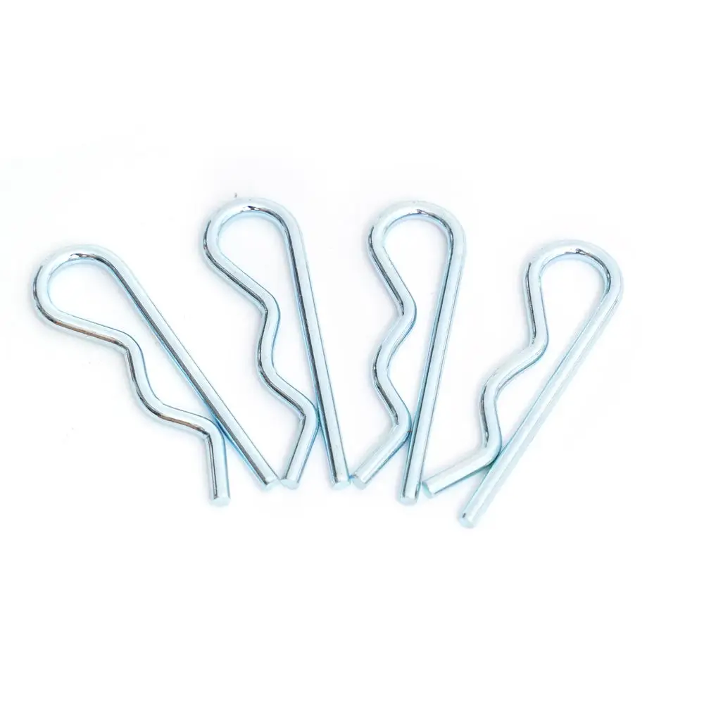 R Spring Clips Retaining Wire Hair Pins for Trailer Tractors Mower Carts Truck