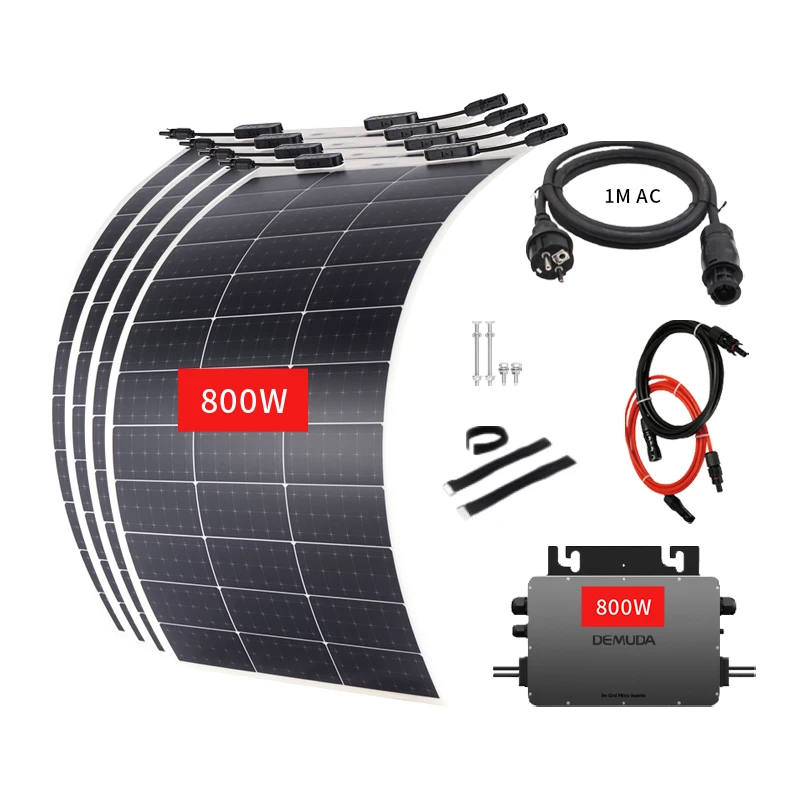 Plug And Play Solar Kit Balkonkraftwerk 800w 600w Pv Balcony System ...