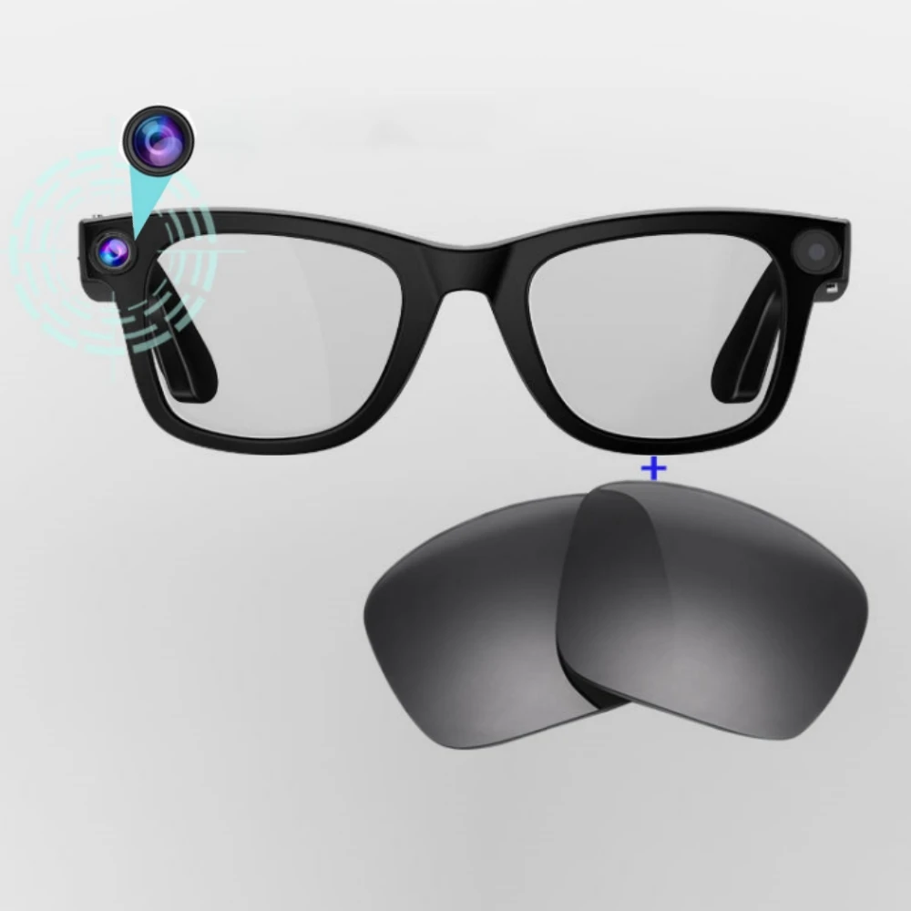 1080p Hd G300 Smart Glasses With Camera Bluetooth