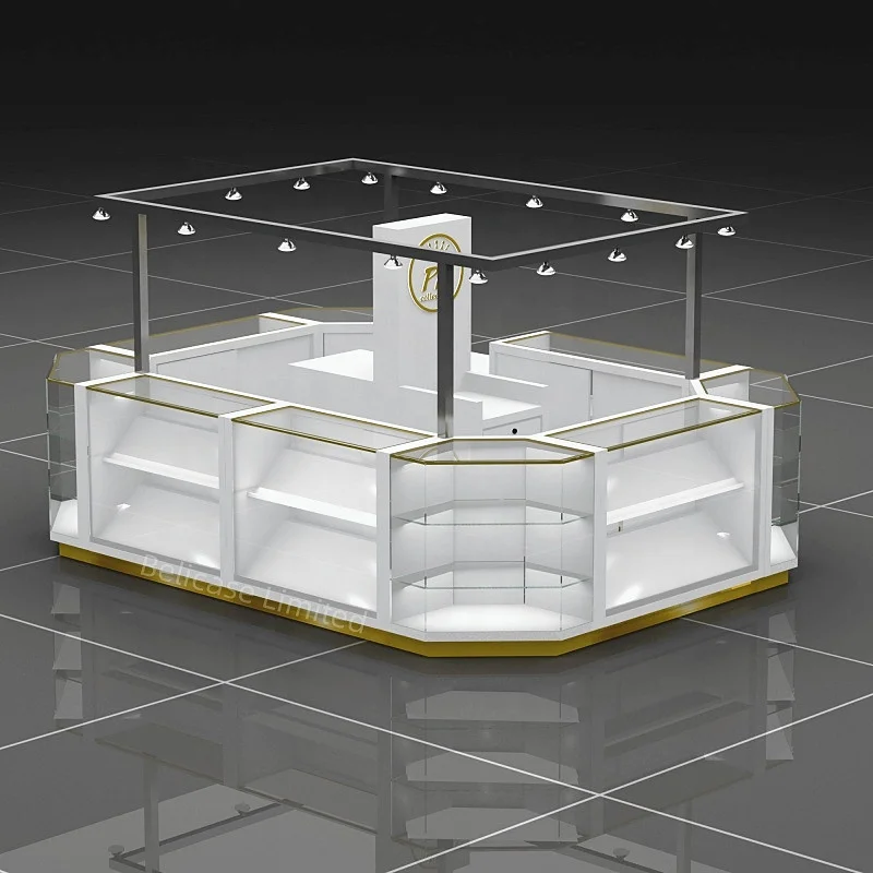 Luxury Display Jewelry Kiosk for Shopping Mall BELICASE