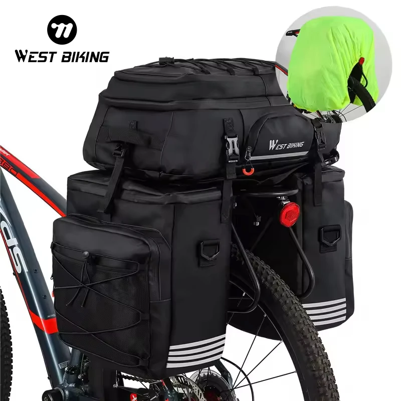 WEST BIKING 48L Pannier Rain Cover - Durable & Water-resistant