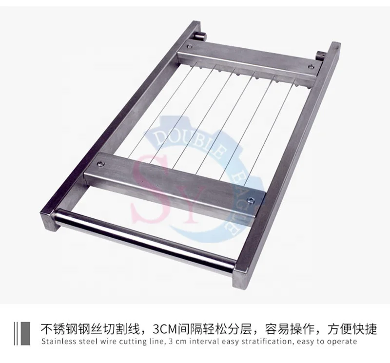 Stainless Steel Chocolate Cutter Machine Soft Sweets Cheese Block Cutting Machine Manual Operation Chocolate Dividing Machine - Image 3