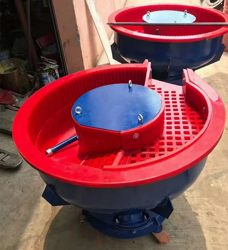 Small Metal Vibrator Polish Machine Wheel Hub Stone Vibratory Surface Grinding Polishing Finishing Machine
