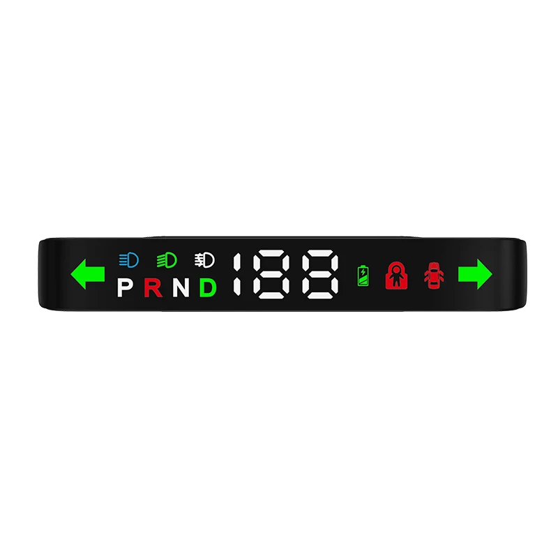 V613 Fully Functional Hidden Air Code Meter HUD New Update Car LED HUD Speed OBDII Universal Digital Head up Display HUD