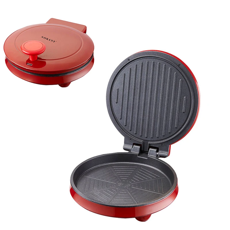 110v 220v Hot Selling Electric Baking Pan Home Indoor Electric Pizza Pan  Double-sided Non-stick Coating Electric Baking Pan