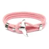 Pink rope silver fish tail  9