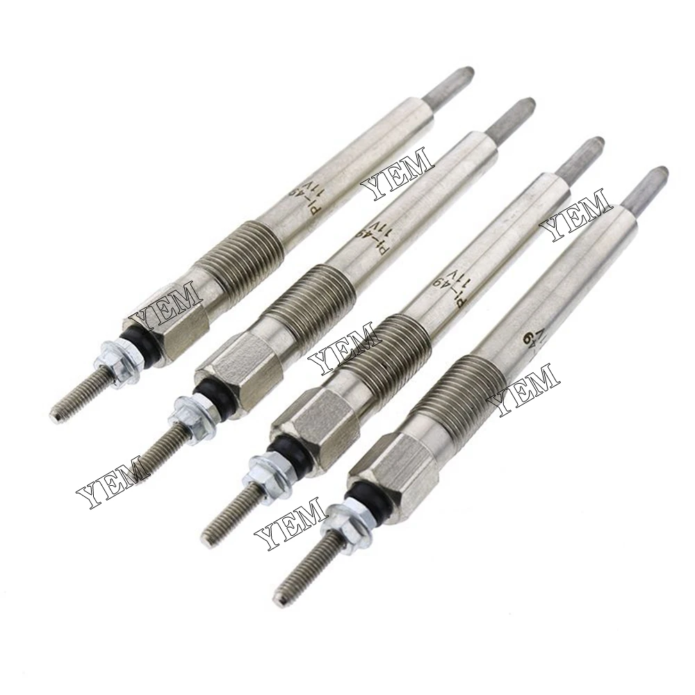 Excavator Engine Part New 4 PCS 8941337599 Plug Glow Set for Isuzu 4JB1 4JG1 4JA1 Engine 3