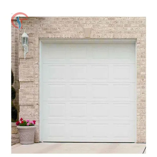 Retro Aluminum Sectional Garage Doors Section Panel Garage Doors for Villa