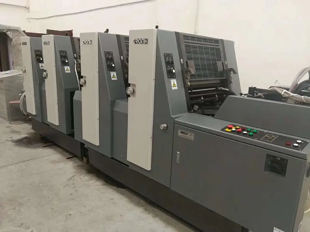 Shinohara Flatbed Offset Printing Machine Used for Crafting High Quality Magazines Bills Papers Labels & Cards