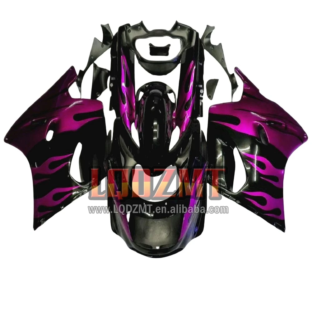 ZX11 For KAWASAKI NINJA ZZR1100 ZX 11R ZX-11 ZX11R Pink flames