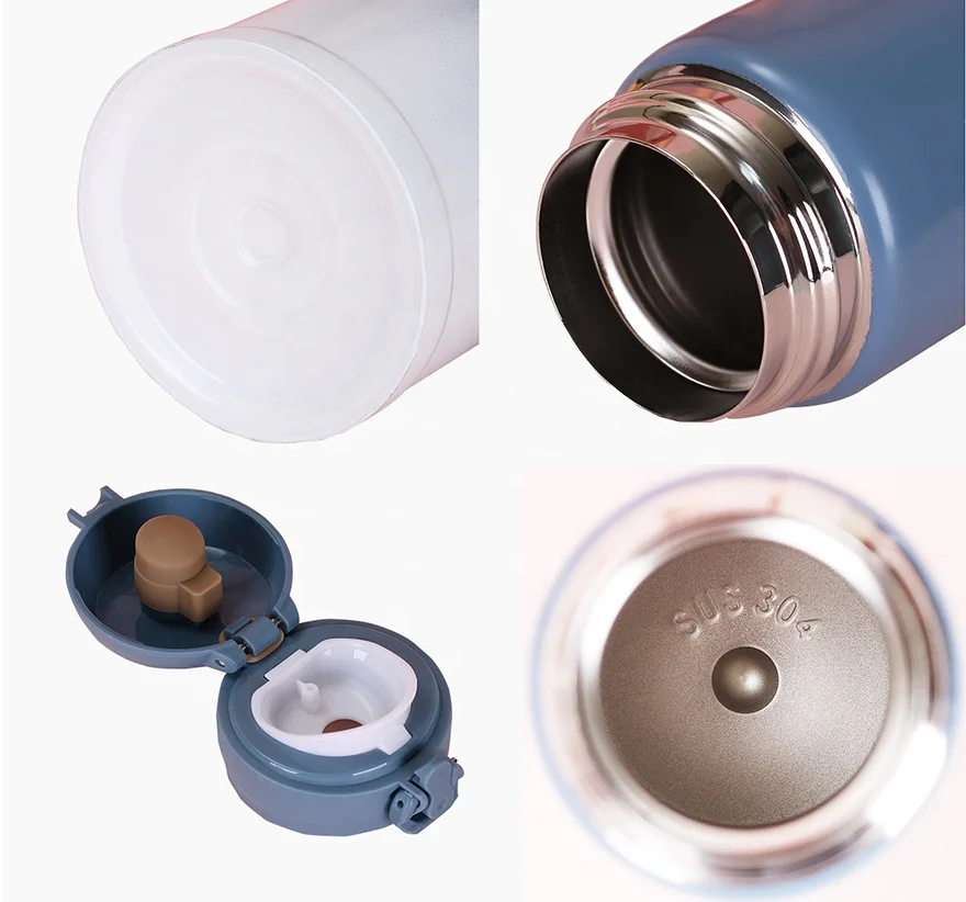 TY 350ml 500ml Customized logo Thermal Vacuum Flask Insulated Cup Stainless Steel Double Wall Hot Water Bottle