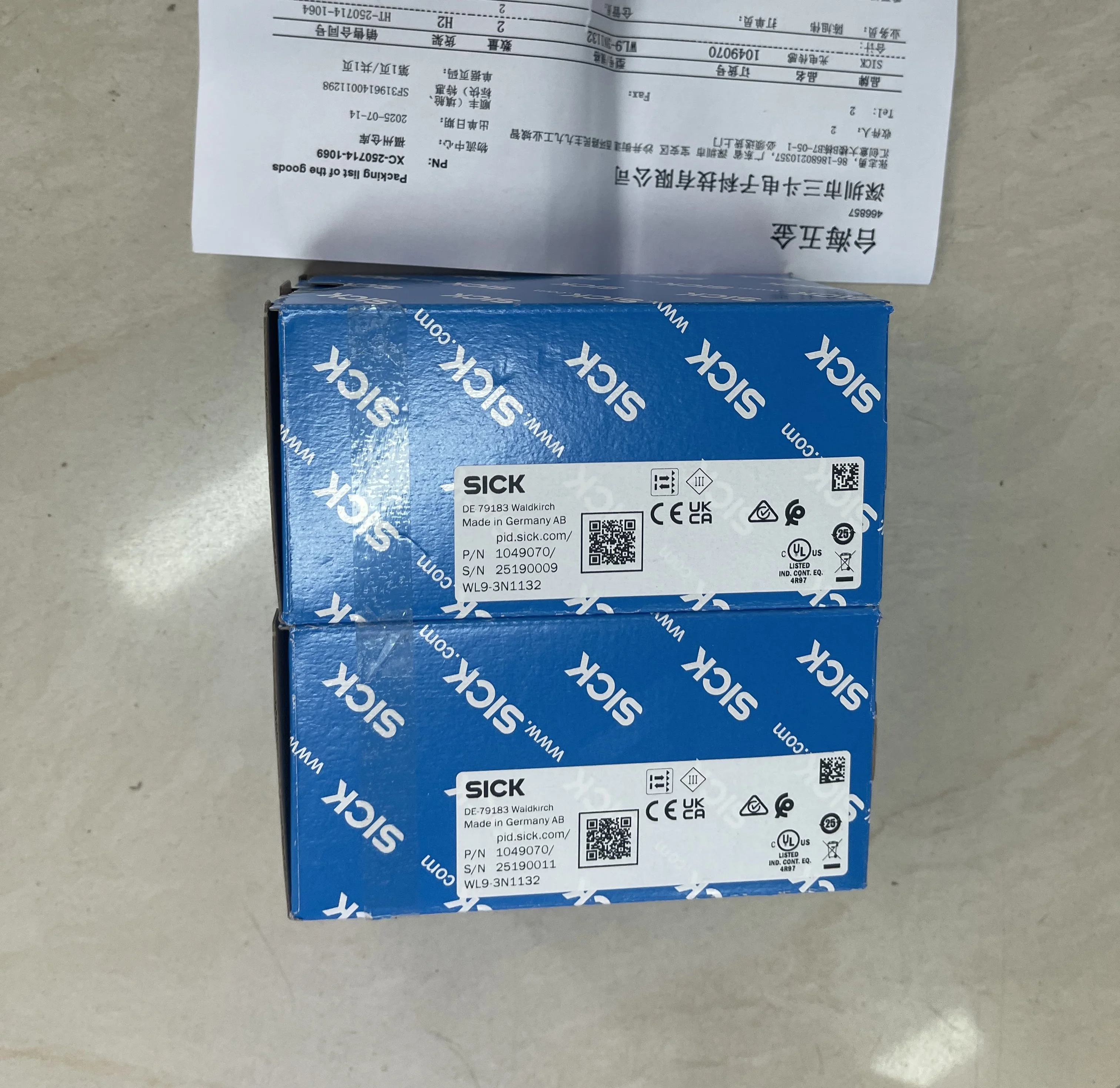 SICK Photoelectric Sensor WL9-3N1132