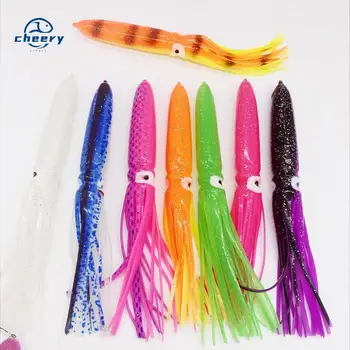 CHEERY 22 cm Bionic Artificial Soft Bait Octopus Squid Cuttlefish Lure Deep-Sea Fishing Luminous Large Carp Saltwater Fish – Soft Lure – view 2