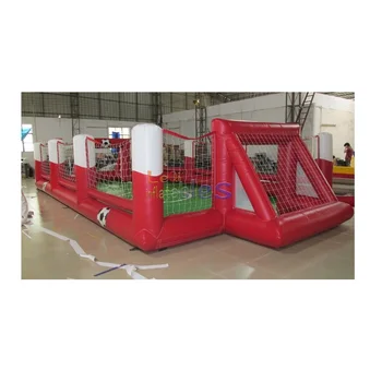 Outdoor Game Inflatable Soap Soccer Field Inflatable Socoor Field for Kids Adults Inflatable Football Pitch