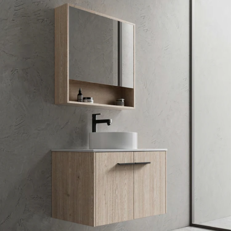 Modern hotel wall-mounted bathroom vanity cabinet dresser new design cabinet furniture manufacture