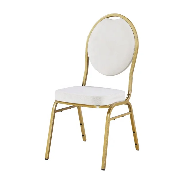 New Design Luxury Metal Stacking Wedding Banquet Auditorium Chairs for Hotel