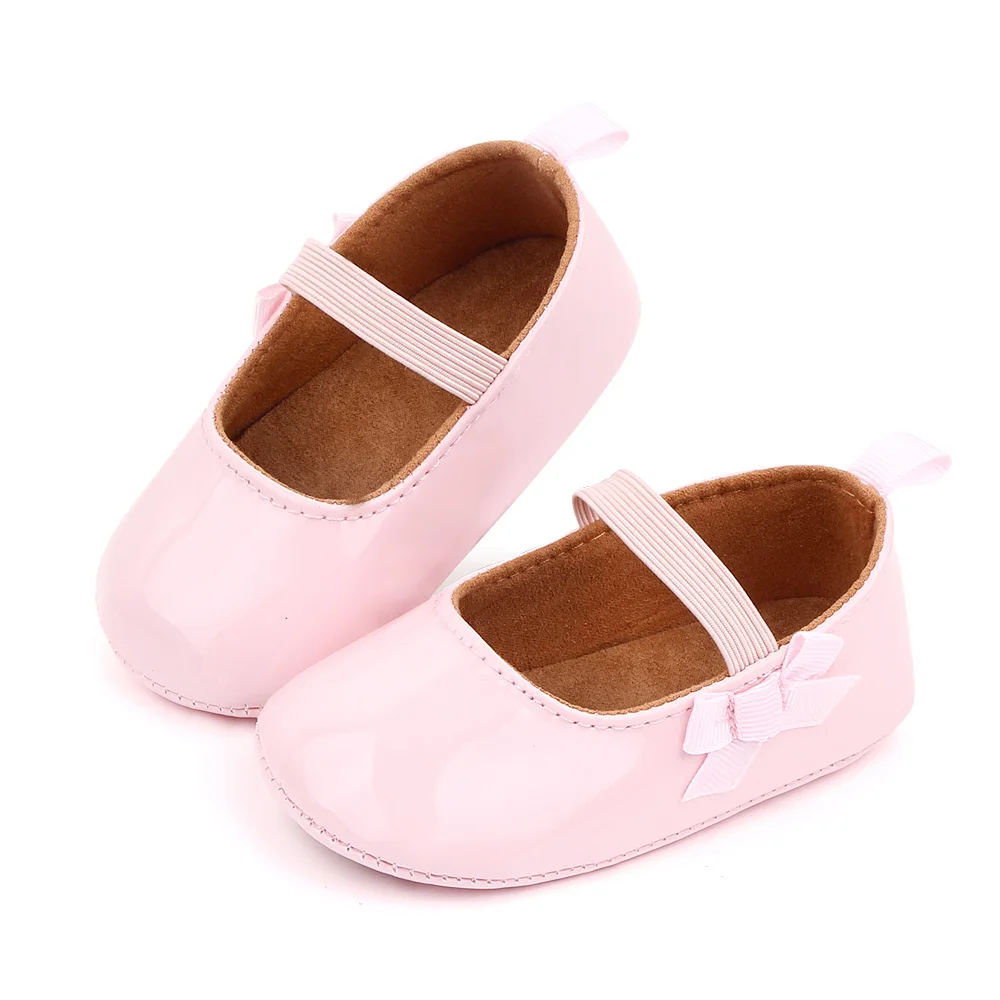 Hot Selling Baby Shoes Non-slip Rubber Sole Newborn Toddler Shoes Girls Dress Shoes supplier
