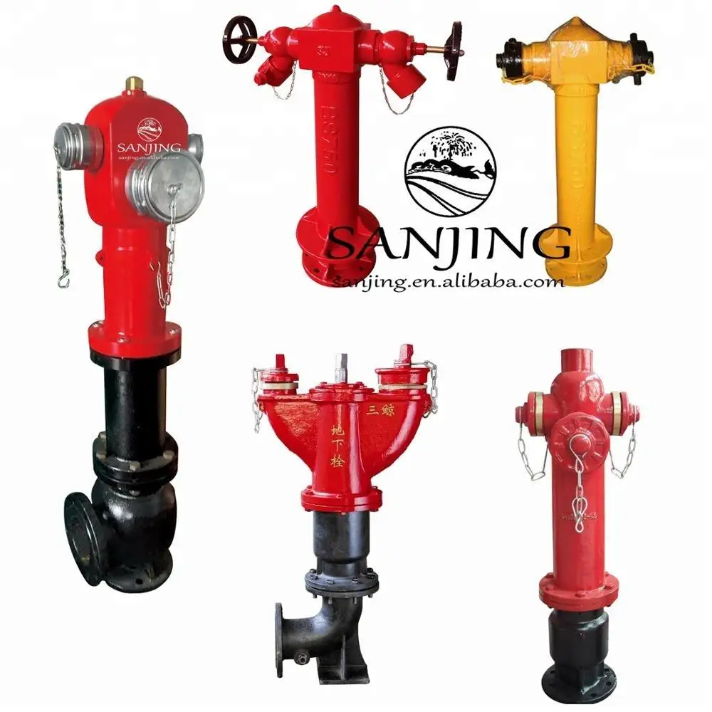 Two Way Outdoor Fire Hydrant Water Supply System - Buy Pillar Fire ...