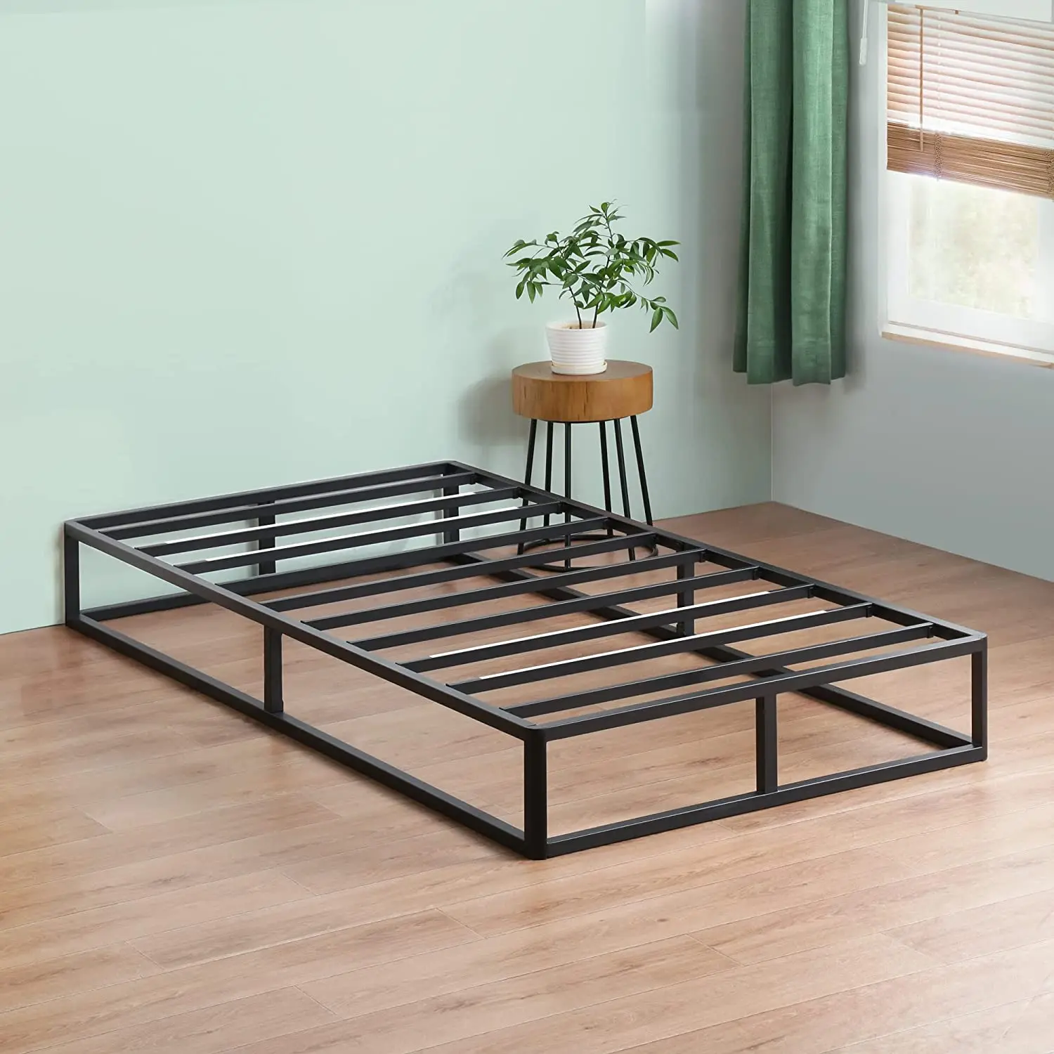Free Sample Platform Cama Steel Iron Metal Bed/single Queen Metal Bed